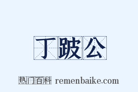 丁跛公是什么意思的图片